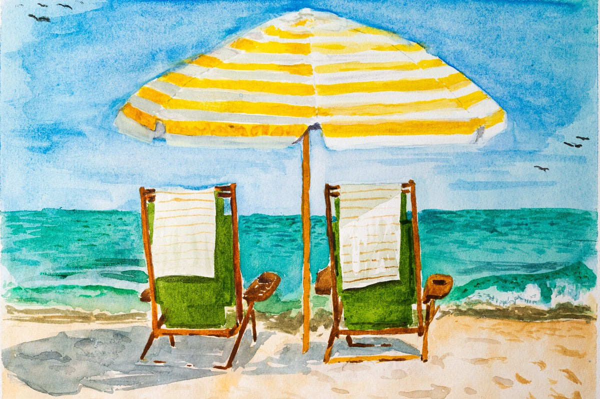 "Beach Chairs at the Weekapaug Inn"