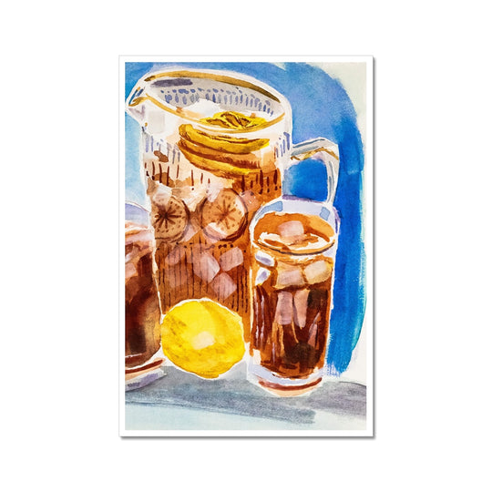 "Lemon Iced Tea" Hahnemühle German Etching Print