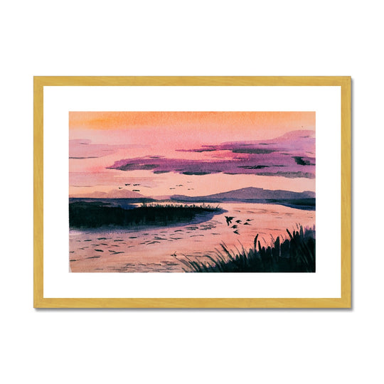 "Sailor's Delight" Antique Framed & Mounted Print