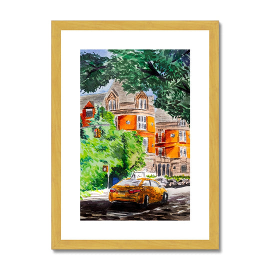 Heading Uptown Antique Framed & Mounted Print