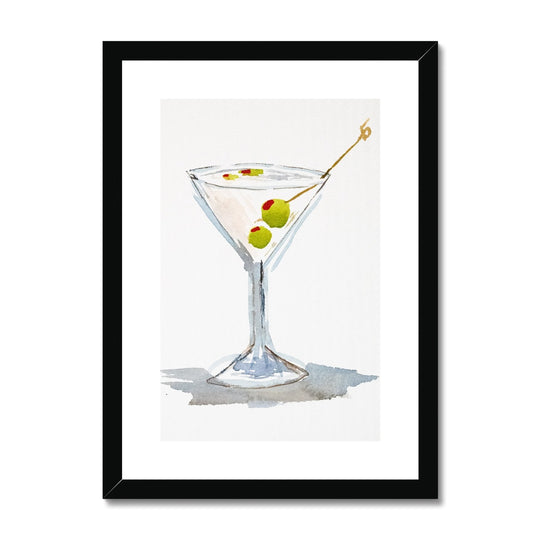 "Dirty Martini" Framed & Mounted Print