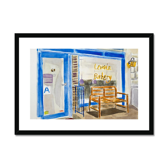 "Levain Bakery Original Location" Framed & Mounted Print