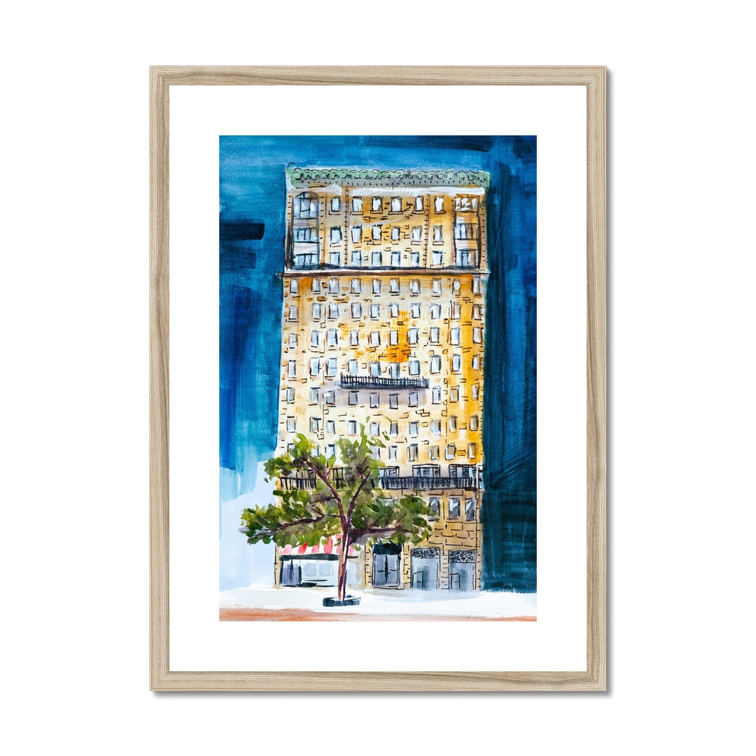 "Corner of 72nd & Amsterdam" Framed & Mounted Print