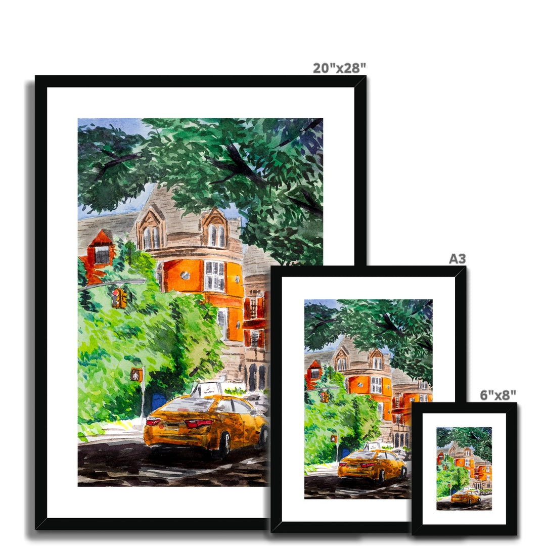 Heading Uptown Framed & Mounted Print