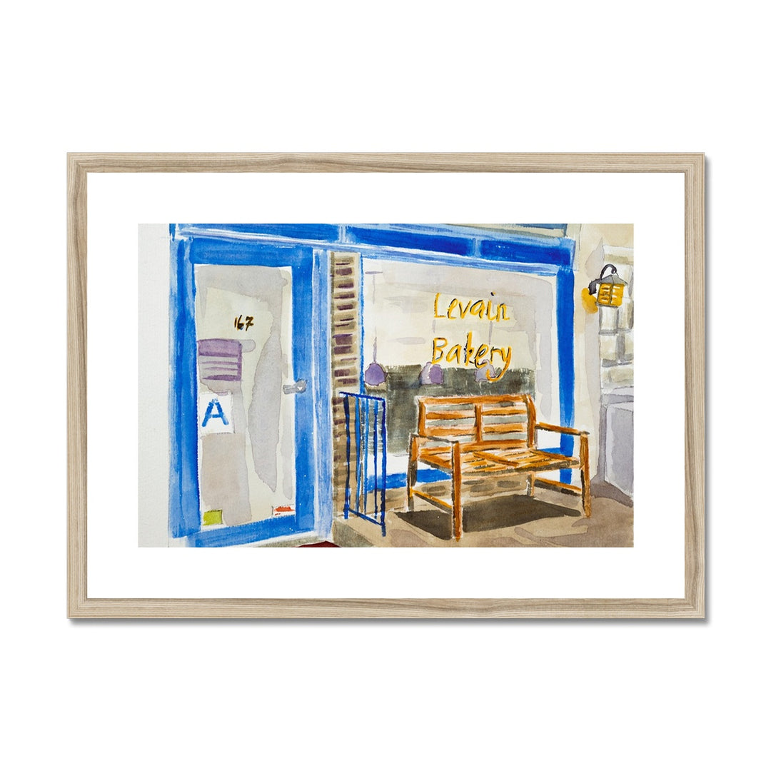 "Levain Bakery Original Location" Framed & Mounted Print