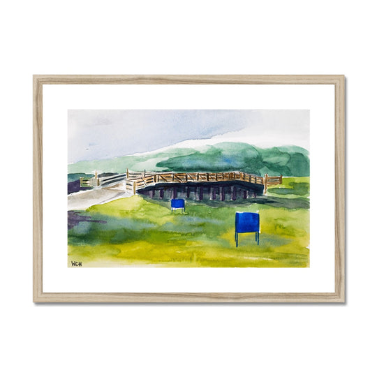 "Lieutenant's Island Bridge" Framed & Mounted Print