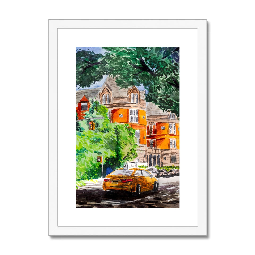 Heading Uptown Framed & Mounted Print