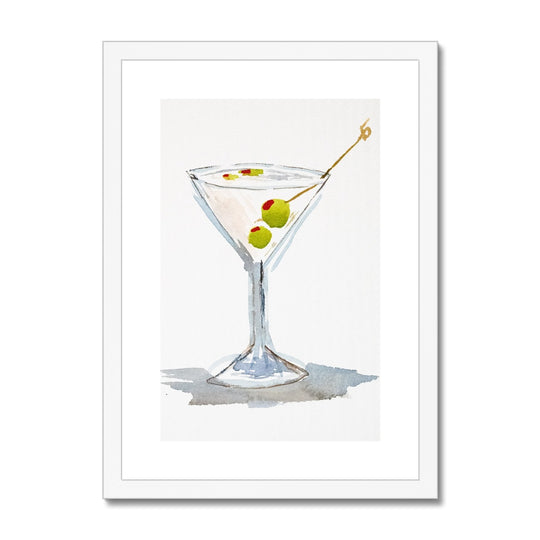 "Dirty Martini" Framed & Mounted Print