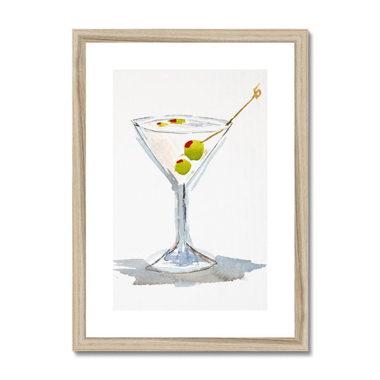 "Dirty Martini" Framed & Mounted Print